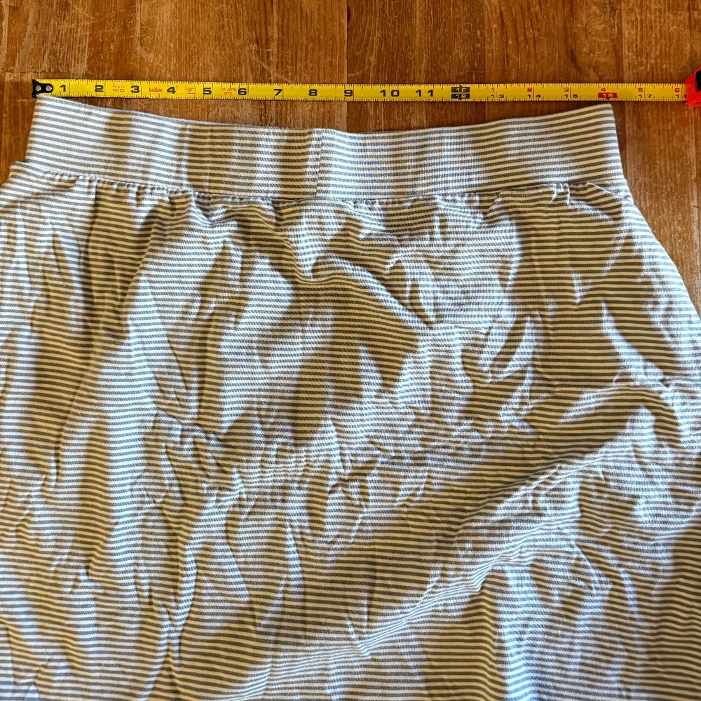 Pact Organic Cotton Striped A-Line Skater Skirt XL - Picture 3 of 3